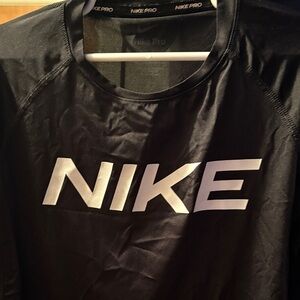 Nike Pro Men's Black Long Sleeve Tee